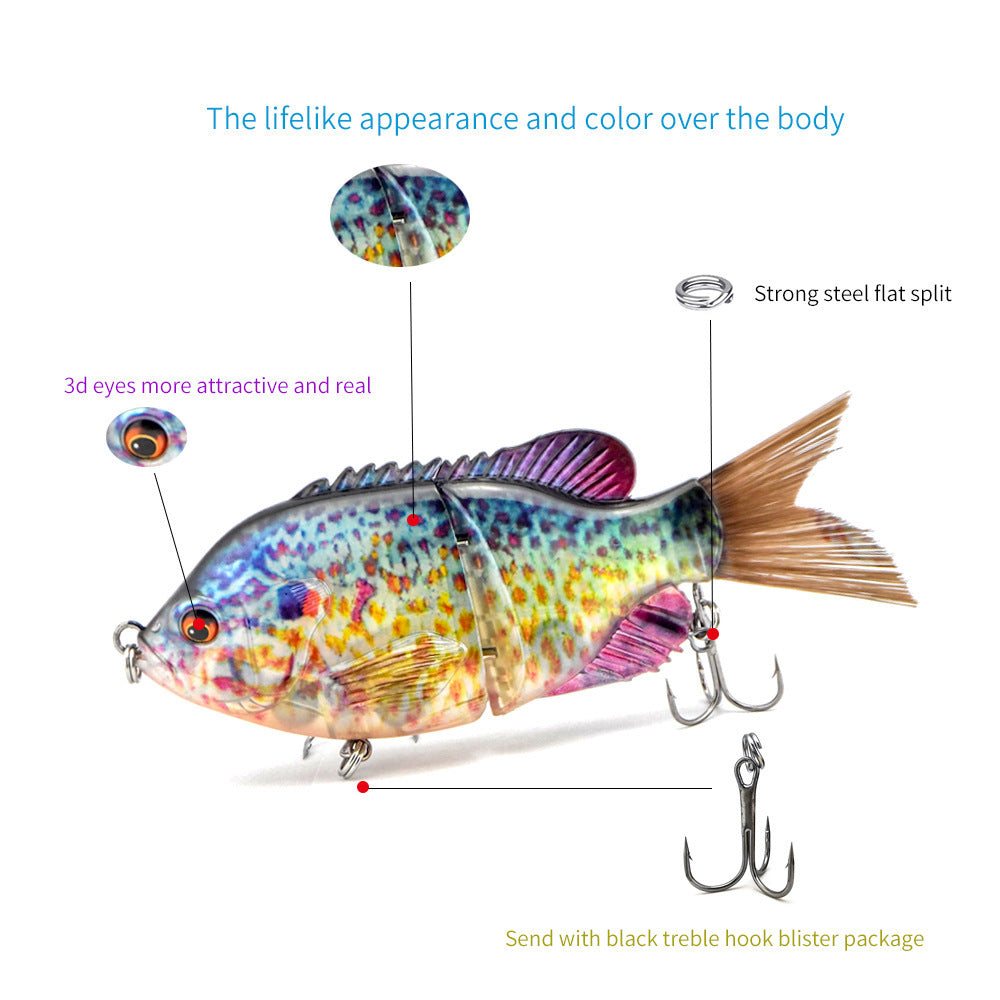 MrFishingSupplies | Sunfish Hard Body Swimbait Fishing Simulation Lure