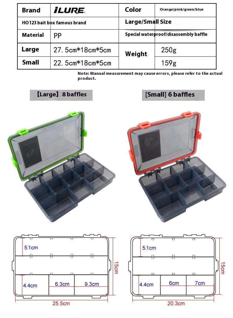 ILURE | Multifunctional Waterproof Fishing Lure Fishing Box