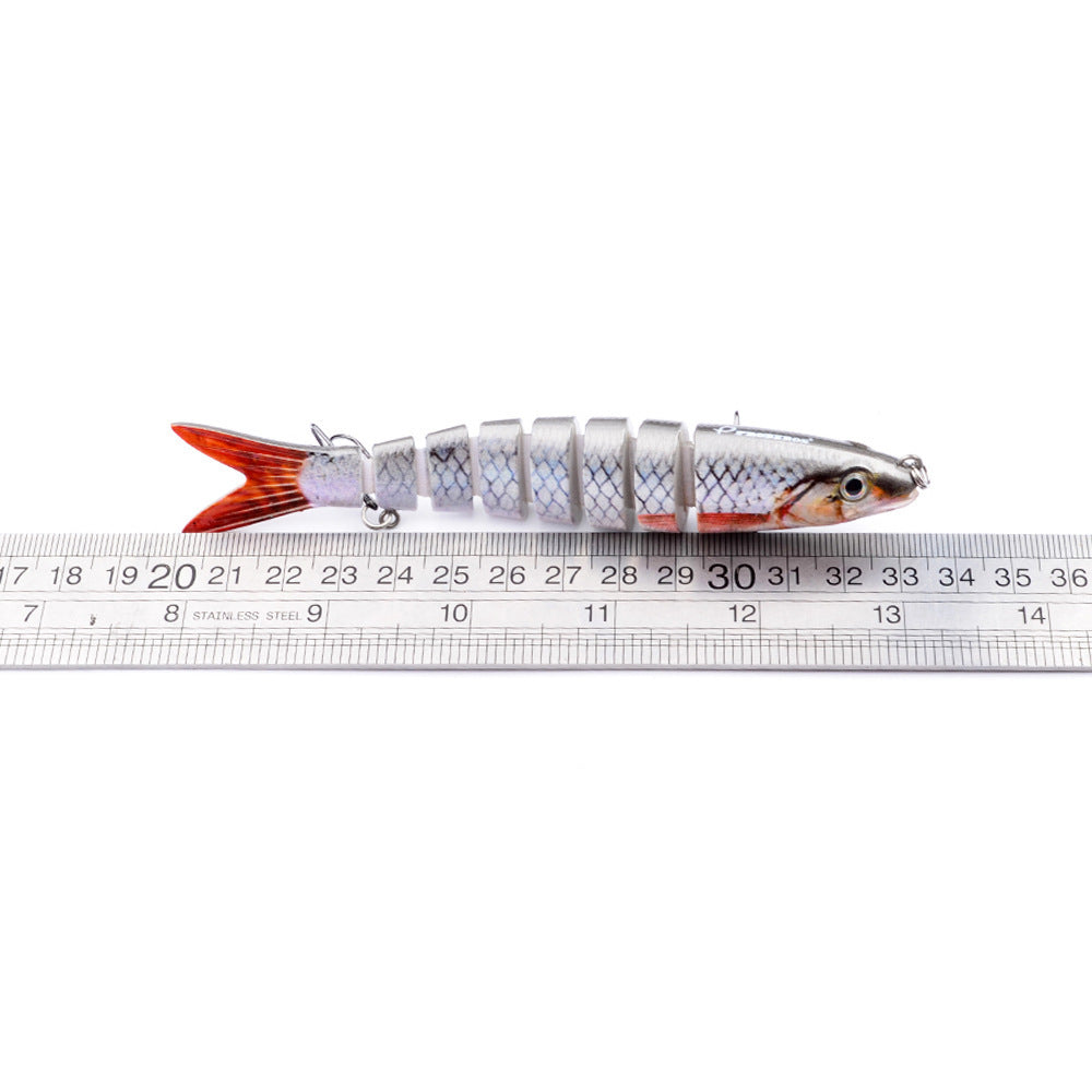 MrFishingSupplies Hard Body Swimbait Pike Fishing Lures Artificial Multi Jointed Sections Hard Bait Trolling Pike Carp Fishing Lure