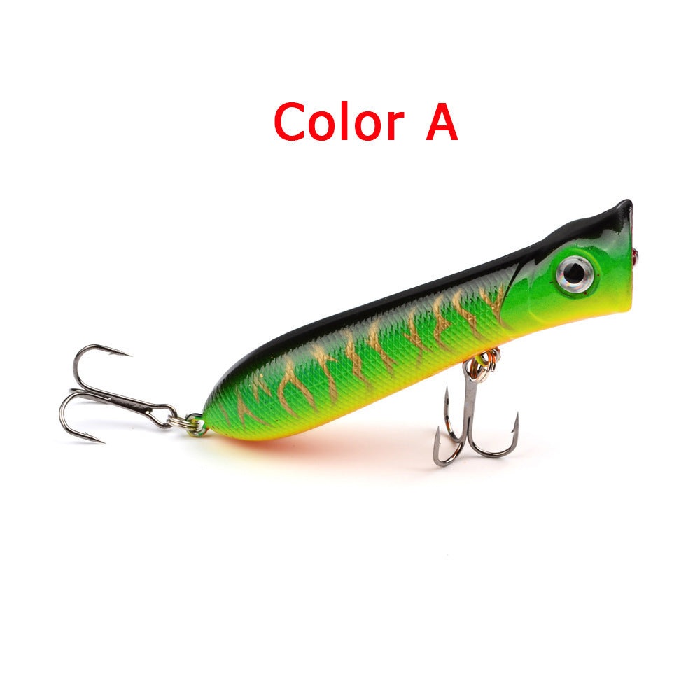 MrFishingSupplies | Topwater Fish 8CM-12g black hook plastic fishing lure