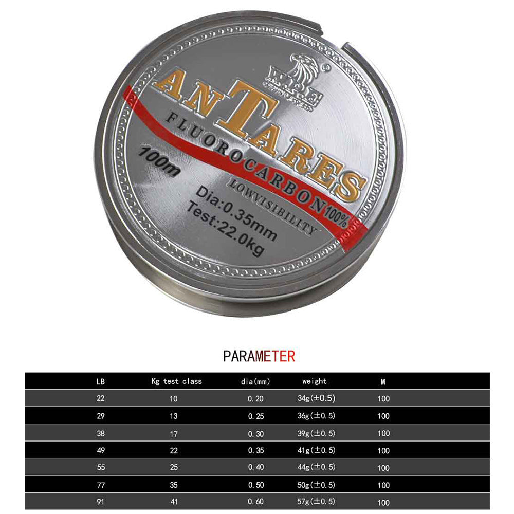 W. P. E. | Fluorocarbon Coated Invisible Fishing Line Carbon Fiber Fishing Tool