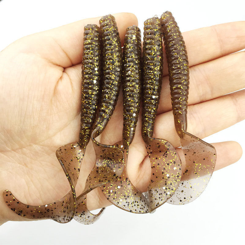 MrFishingSupplies | 5 PCS Soft Plastic Grub Fake Bait