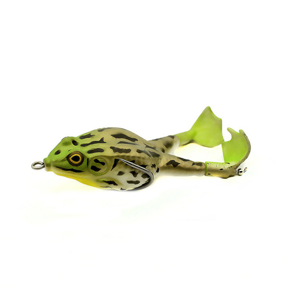 MrFishingSupplies | Double Propeller Topwater Frog Soft Bait