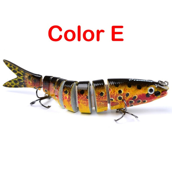 MrFishingSupplies Hard Body Swimbait Pike Fishing Lures Artificial Multi Jointed Sections Hard Bait Trolling Pike Carp Fishing Lure