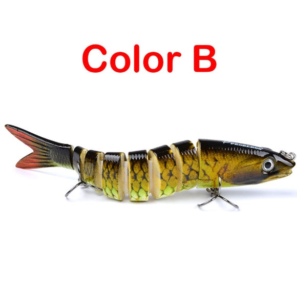 MrFishingSupplies Hard Body Swimbait Pike Fishing Lures Artificial Multi Jointed Sections Hard Bait Trolling Pike Carp Fishing Lure