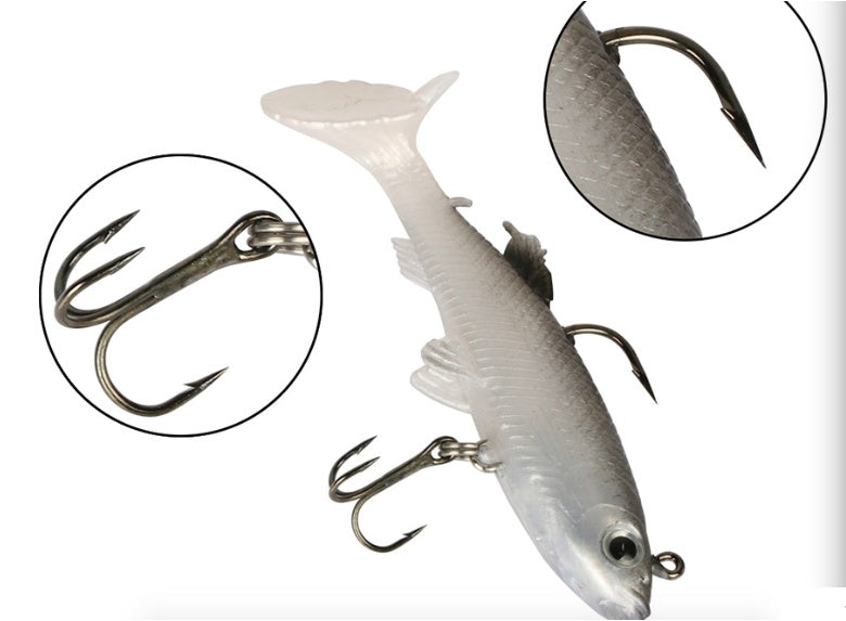 MrFishingSupplies | Soft Body Swimbait bass bait lead hook fish