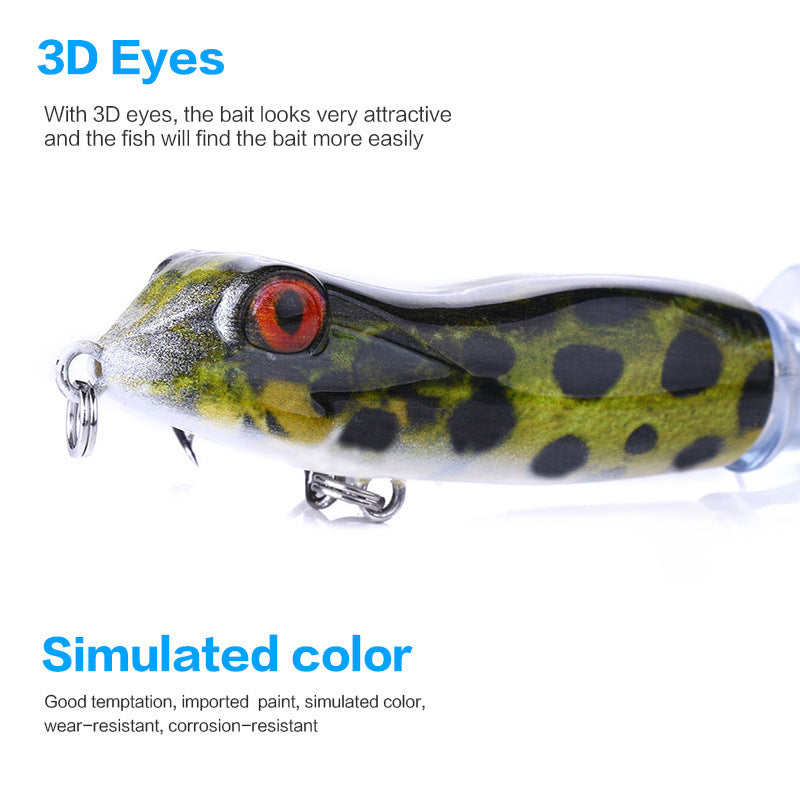 Mr Fishing Supplies | 9cm propeller hard bait floating frog bait