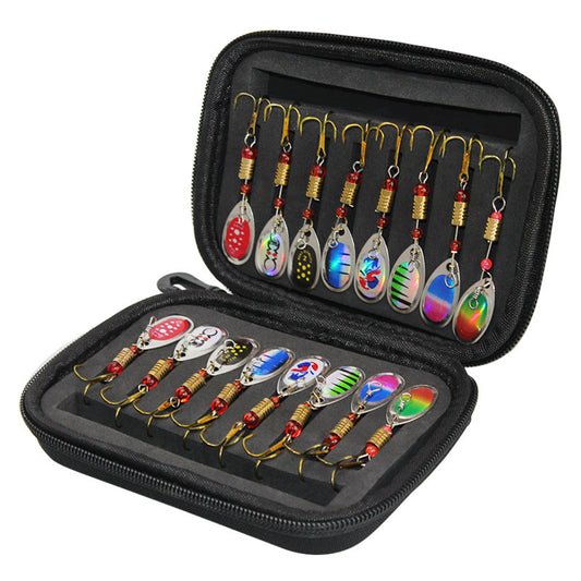 MrFishingSupplies | Spinner Bait Kit with fishing gear bag attached