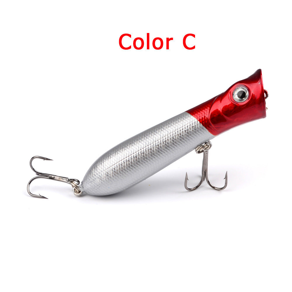 MrFishingSupplies | Topwater Fish 8CM-12g black hook plastic fishing lure