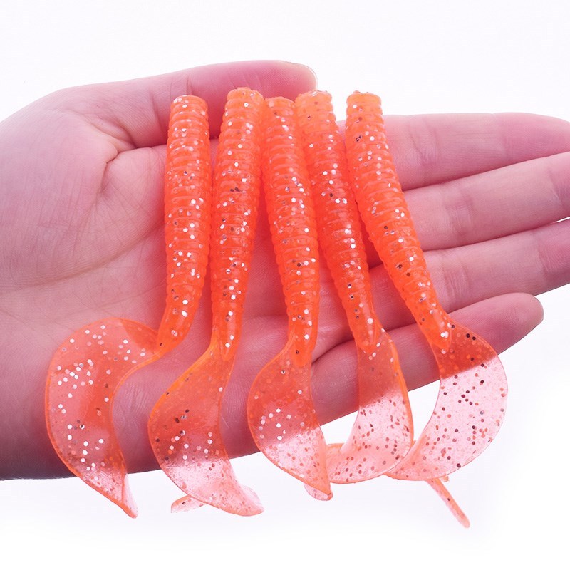 MrFishingSupplies | 5 PCS Soft Plastic Grub Fake Bait