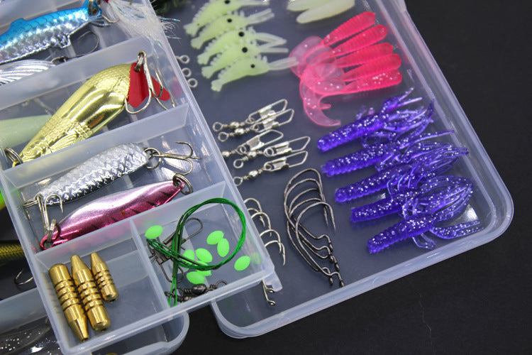 Mr Fishing Supplies | Fishing Gear Soft and Hard Bait Set 100 pcs