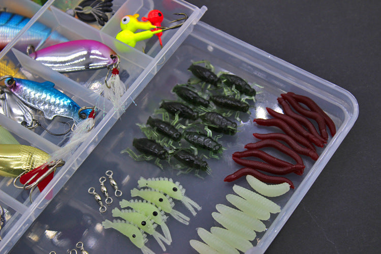 Mr Fishing Supplies | Fishing Gear Soft and Hard Bait Set 100 pcs
