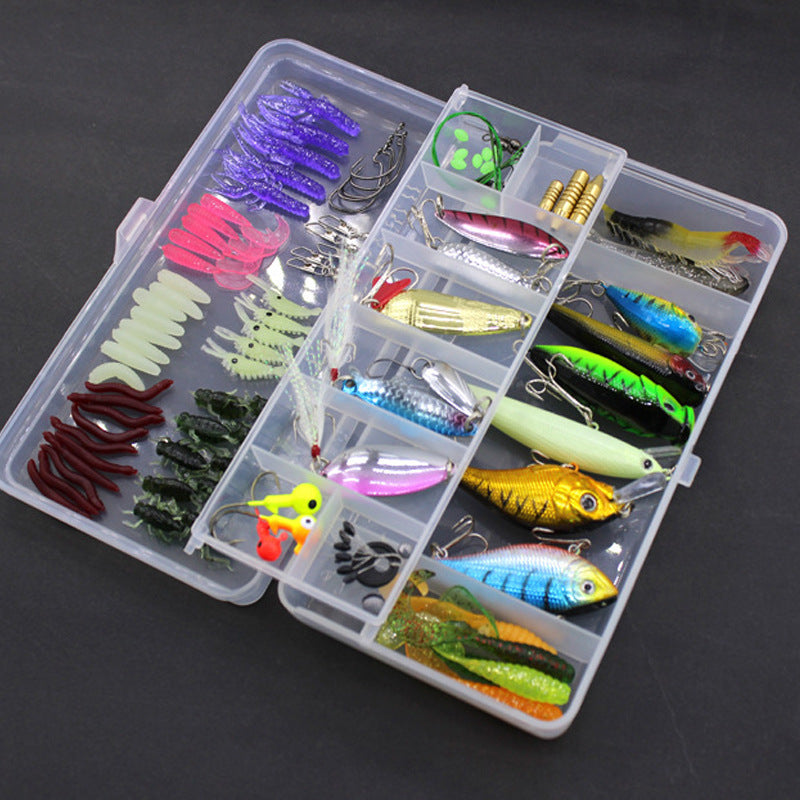 Mr Fishing Supplies | Fishing Gear Soft and Hard Bait Set 100 pcs