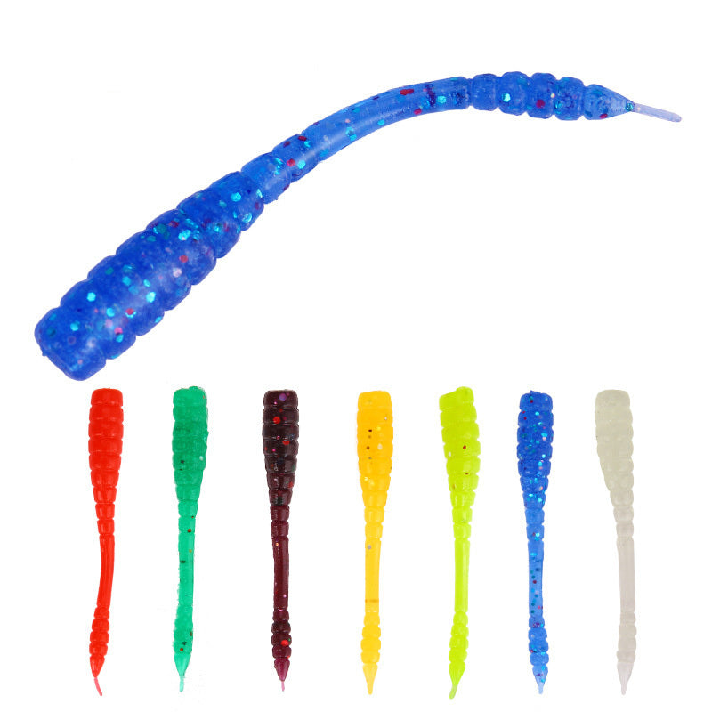 MrFishingSupplies | Maggot Fake Worm Red Worm Bait 50 Pcs