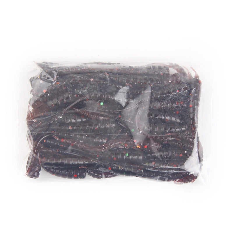 MrFishingSupplies | Maggot Fake Worm Red Worm Bait 50 Pcs