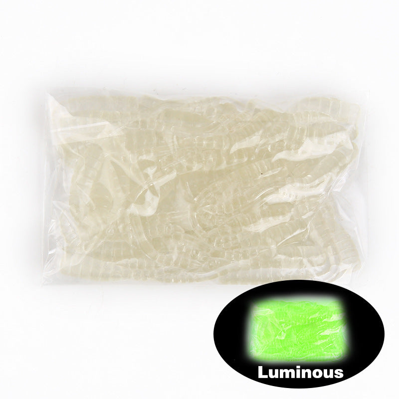 MrFishingSupplies | Maggot Fake Worm Red Worm Bait 50 Pcs