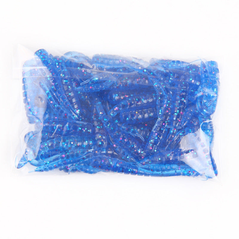 MrFishingSupplies | Maggot Fake Worm Red Worm Bait 50 Pcs