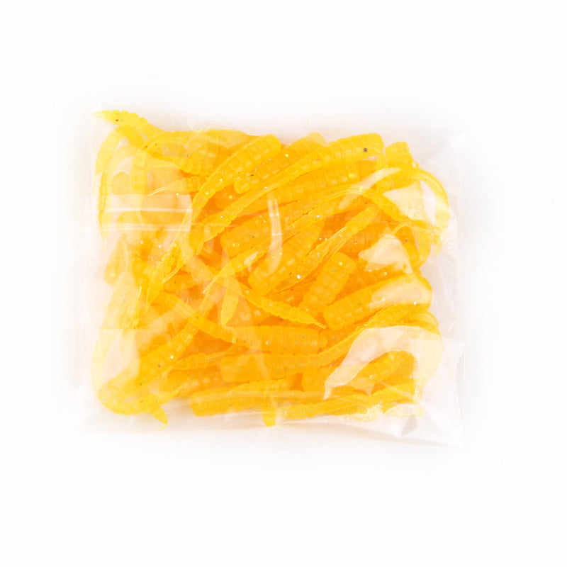 MrFishingSupplies | Maggot Fake Worm Red Worm Bait 50 Pcs