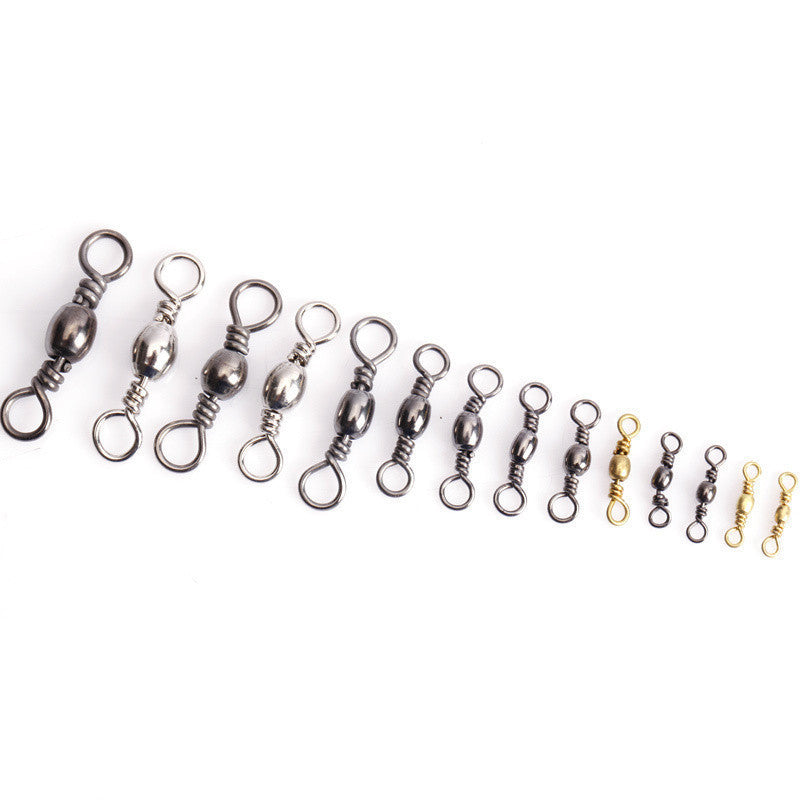 MrFishingSupplies | 100 Pack Stainless Steel Swivels Fishing Tackle