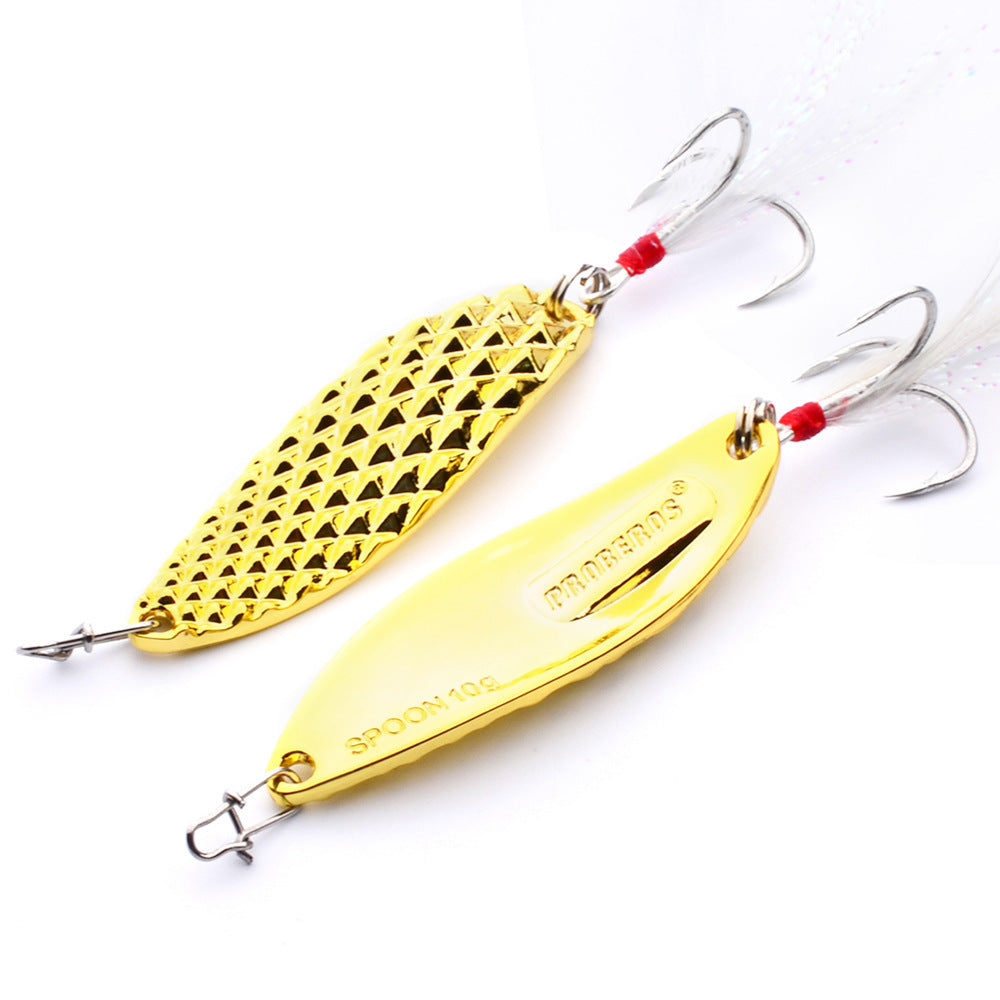 PROBEROS |  Metal Sequins Bait 10g Lure Sequins Gold Silver Bait