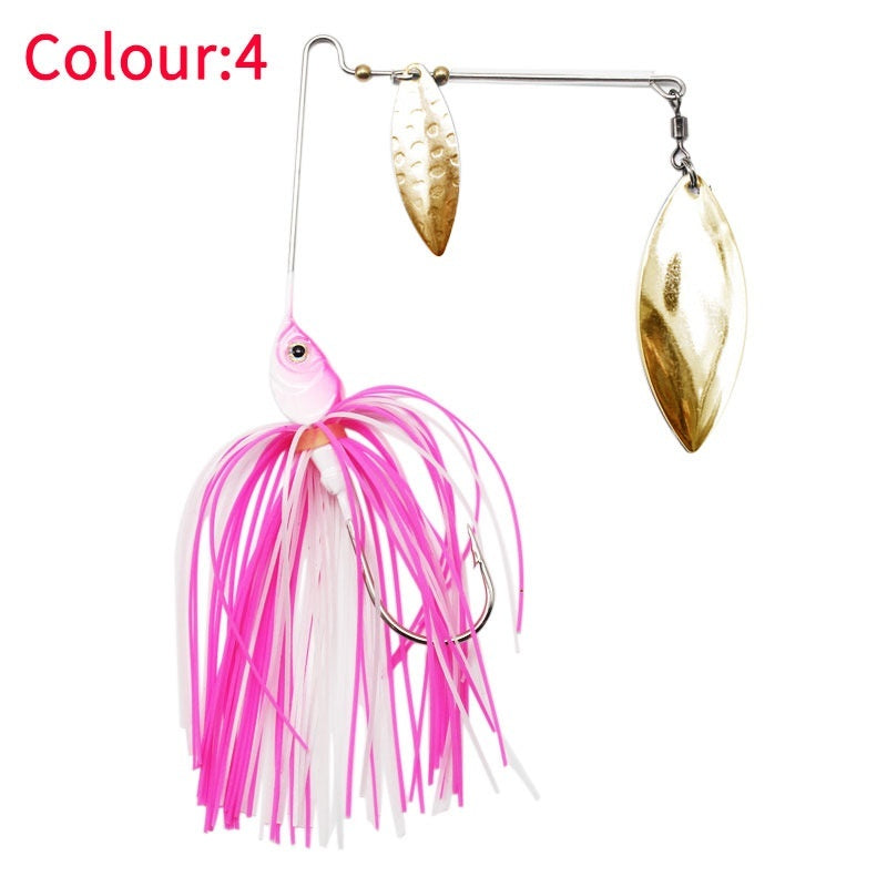 Mr Fishing Supplies | Tassel Beard Composite Sequins Fishing SpinnerBait Lure