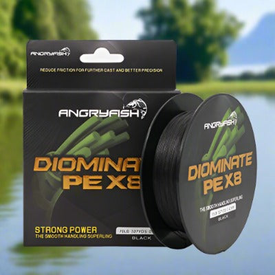 ANGRYFISH | Anti-Bite Strong Horse Braided Long-Range Fishing Line