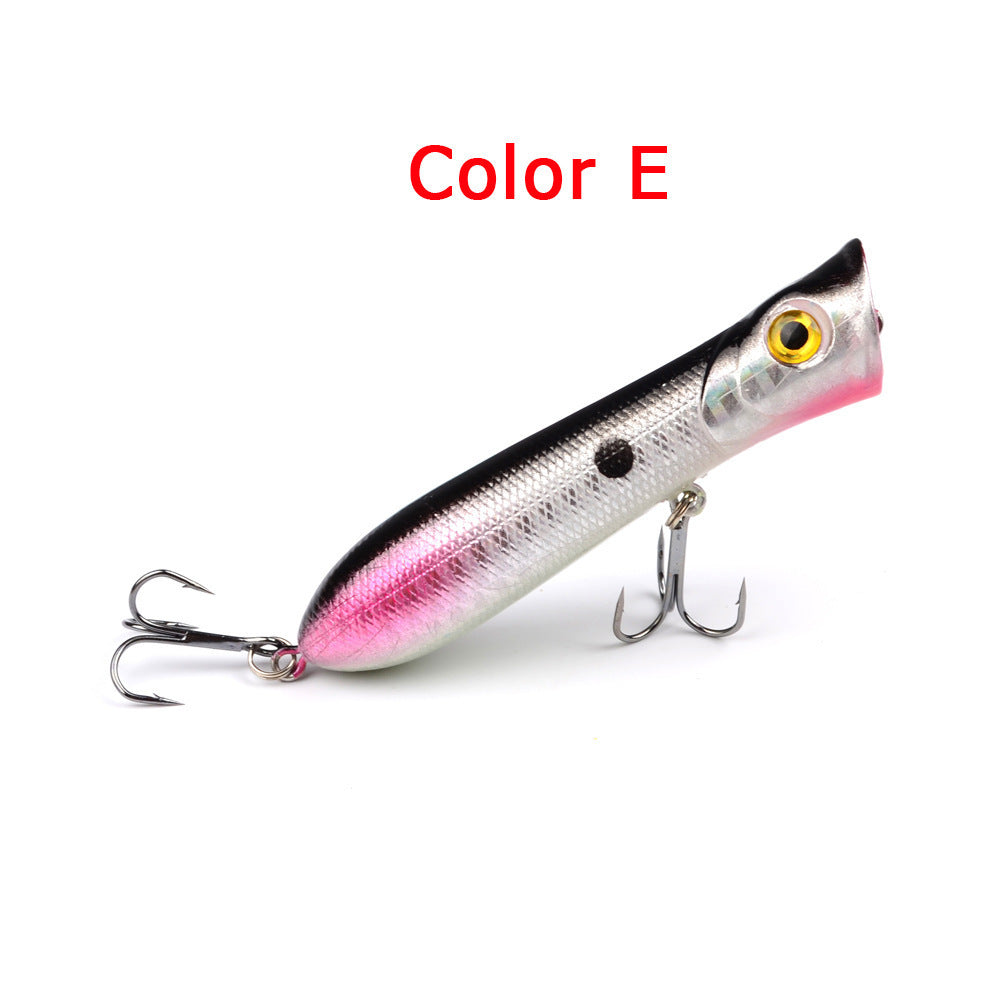 MrFishingSupplies | Topwater Fish 8CM-12g black hook plastic fishing lure