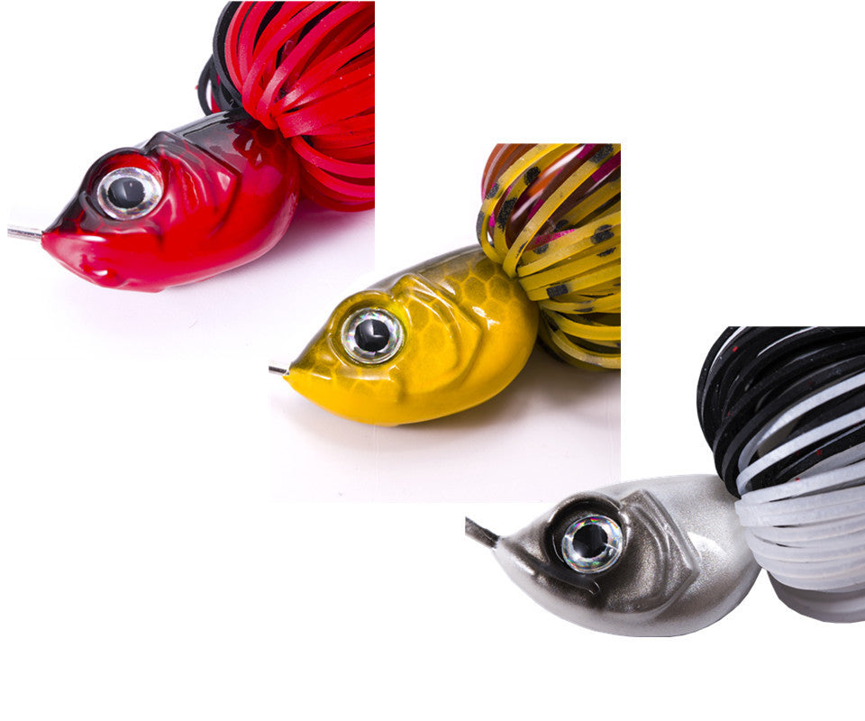 SUNMILE | Rotating Composite Sequins Beard Guy SPINNER BAIT Lure Bait Water Surface Tractor Bass Hook