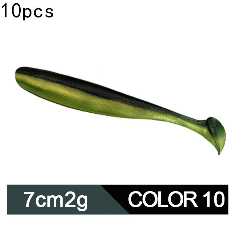 MrFishingSupplies | Two-color Soft Lure Paddle Tail Swimbait
