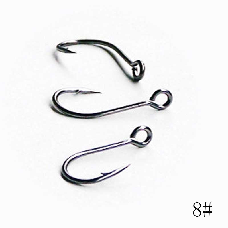 MrFishingSupplies Big Eye Stream 50 pcs Hook Fishing Tackle