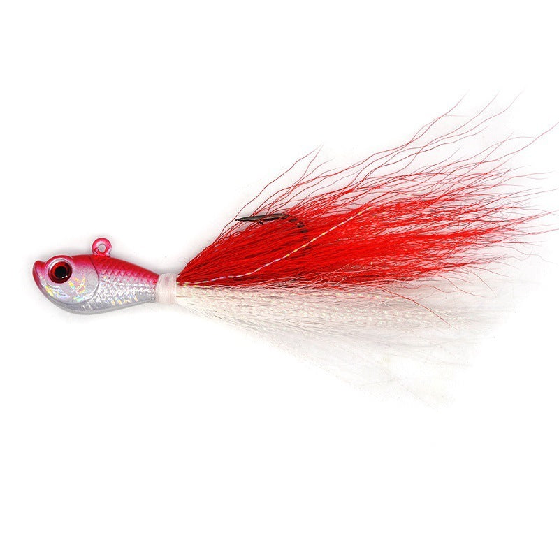 MrFishingSupplies | Hair Jig Multicolor Deer Tail Beard Guy Bronzing Lure