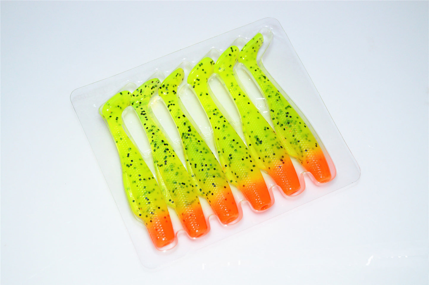 MrFishingSupplies | Multicolor Minow T-tail Lure Soft Bait 6 Pack