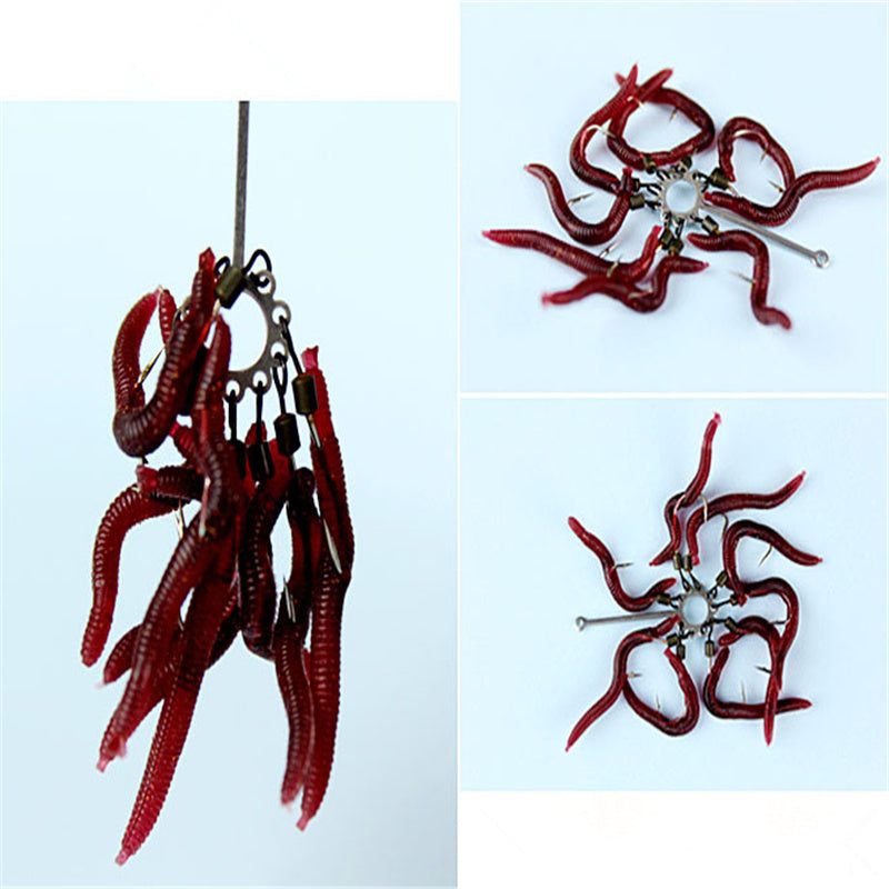 MrFishingSupplies | red worm bionic bait