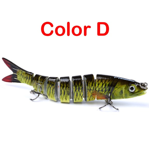 MrFishingSupplies Hard Body Swimbait Pike Fishing Lures Artificial Multi Jointed Sections Hard Bait Trolling Pike Carp Fishing Lure