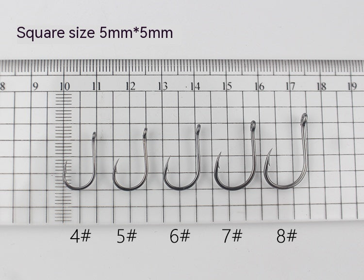 Fishing Tackle | 1000 PCS 100 PCS 50 PCS Bulk Hole Ring Barbed Hook