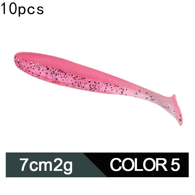 MrFishingSupplies | Two-color Soft Lure Paddle Tail Swimbait