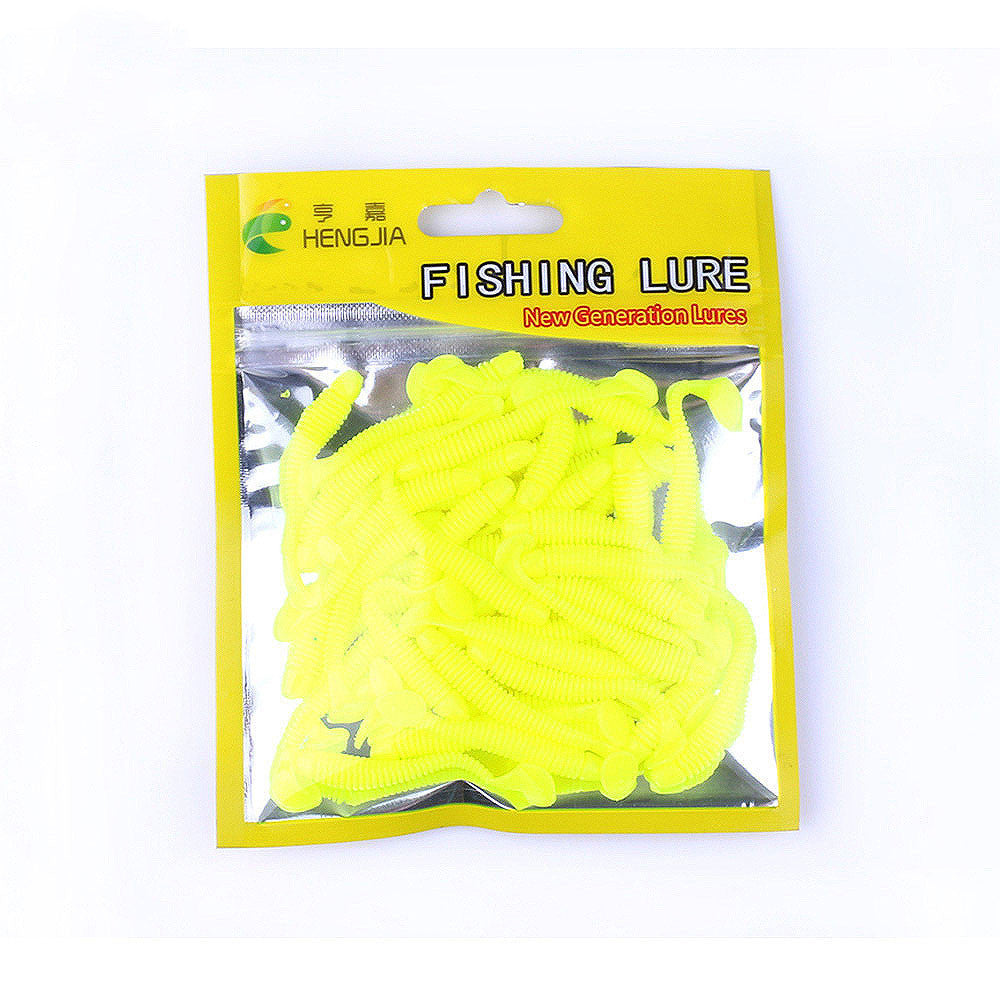 HENGJIA | Bag of colorful soft Plastic Worms bait