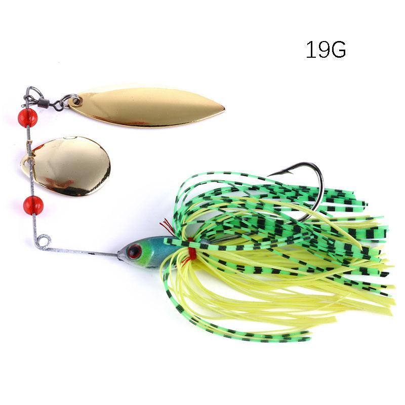 MrFishingSupplies | Spinnerbait rotating sequin beard bait