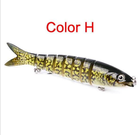 MrFishingSupplies Hard Body Swimbait Pike Fishing Lures Artificial Multi Jointed Sections Hard Bait Trolling Pike Carp Fishing Lure