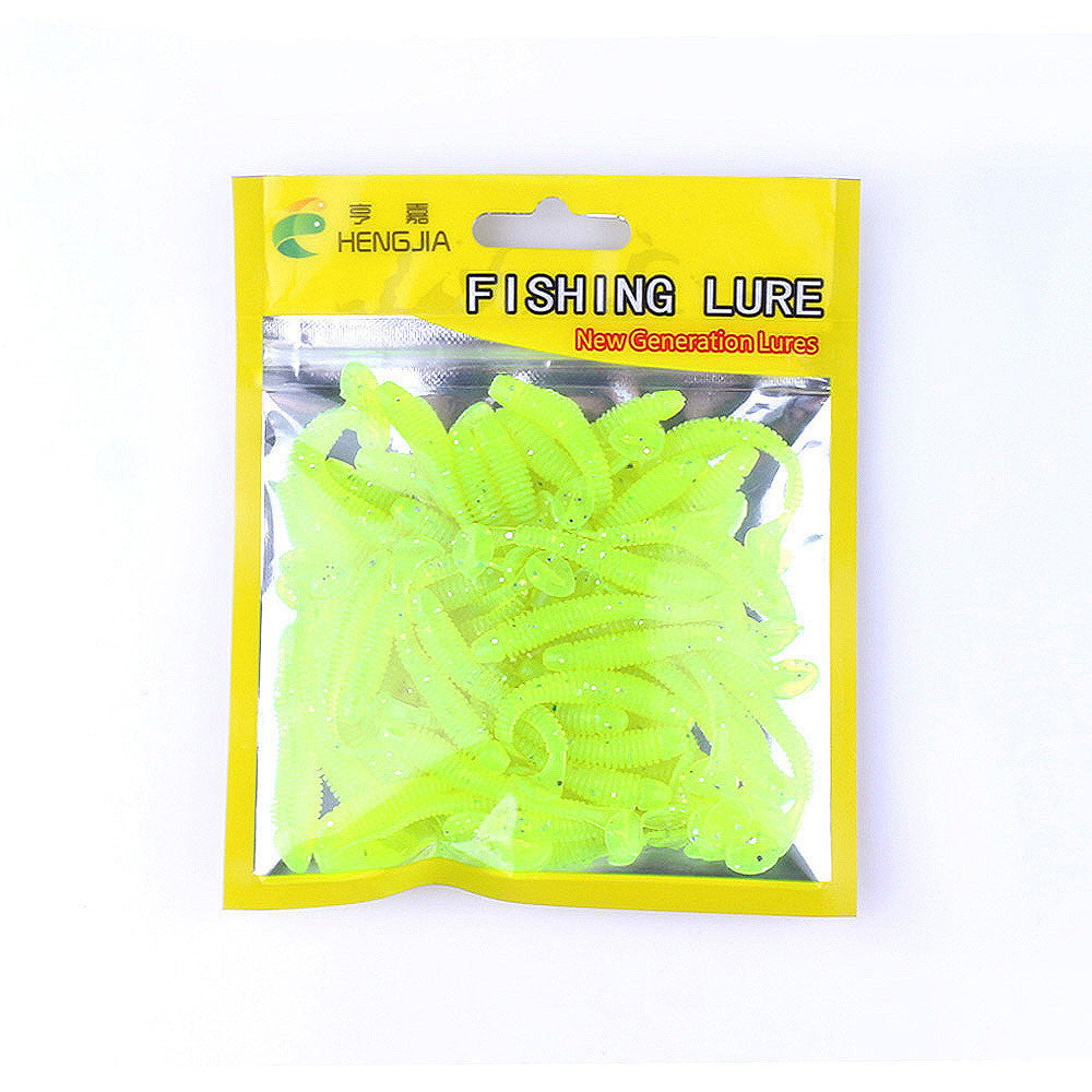 HENGJIA | Bag of colorful soft Plastic Worms bait