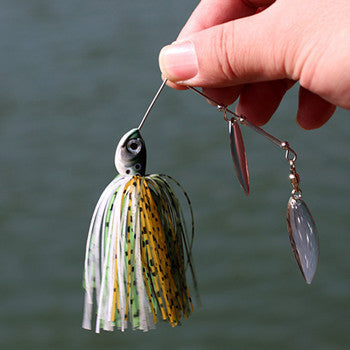 SUNMILE | Rotating Composite Sequins Beard Guy SPINNER BAIT Lure Bait Water Surface Tractor Bass Hook