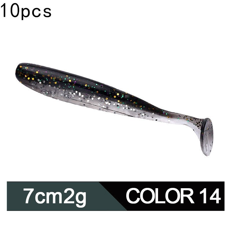 MrFishingSupplies | Two-color Soft Lure Paddle Tail Swimbait