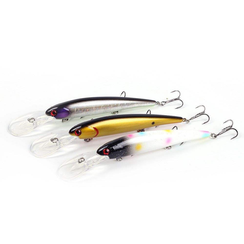 MrFishingSupplies | Jerkbait Long Tongue Plate Road Subbait 120mm20g Floating Deep Diving Minow