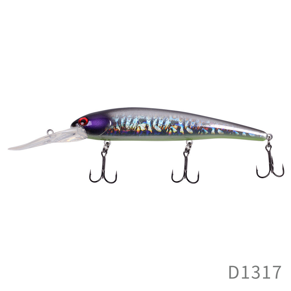 MrFishingSupplies | Jerkbait Long Tongue Plate Road Subbait 120mm20g Floating Deep Diving Minow