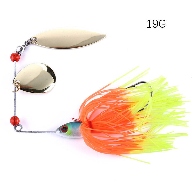 MrFishingSupplies | Spinnerbait rotating sequin beard bait