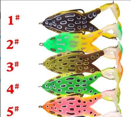 MrFishingSupplies | Double Propeller Topwater Frog Soft Bait