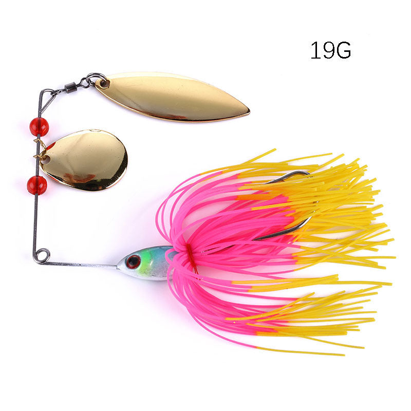 MrFishingSupplies | Spinnerbait rotating sequin beard bait