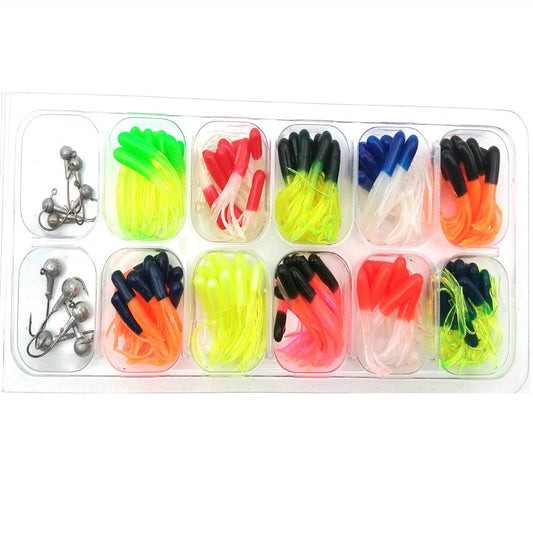 Mr Fishing Supplies Lead Head Hook Soft Bait Road Sub Fishing Gear Set