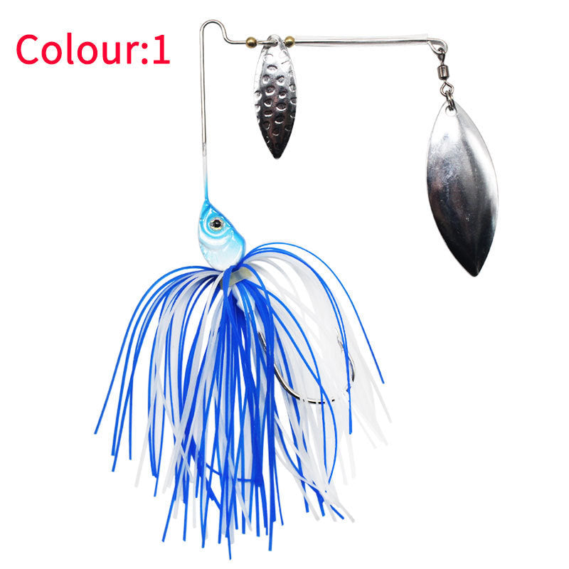 Mr Fishing Supplies | Tassel Beard Composite Sequins Fishing SpinnerBait Lure