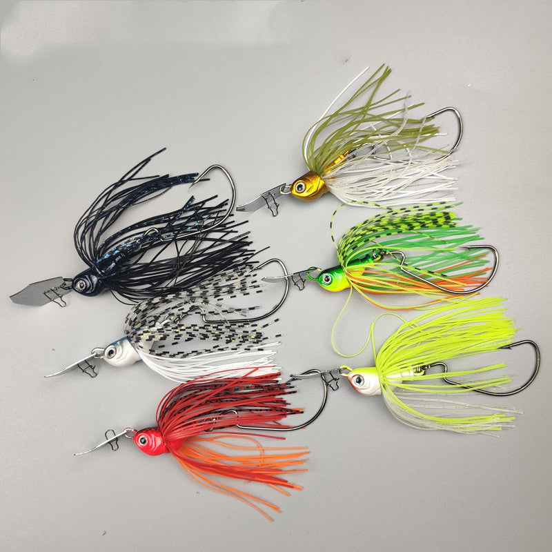 Mr Fishing Supplies | Flap Composite Sequins Rotating Fish Soft Bait Bladed Jig